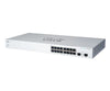 Switch CISCO Small Business 220 Web Admin 16 Puertos GIGA + 2 SFP CBS22016T2GA