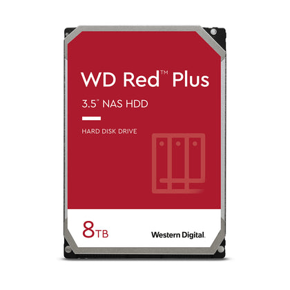 Disco Duro HDD WESTERN DIGITAL Red Plus 8TB WD80EFZZ