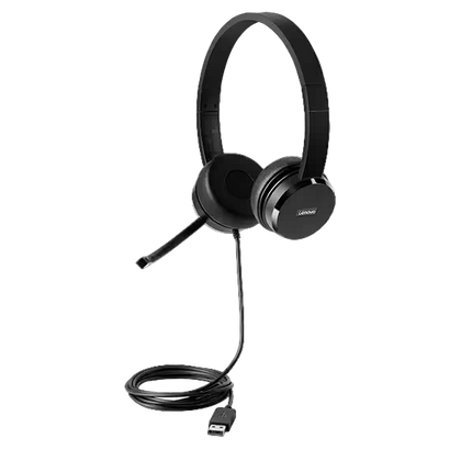 Auriculares Headset LENOVO 100 USB STEREO 4XD0X88524