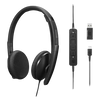 Auriculares Headset LENOVO Wired VoIP 4XD1M45626