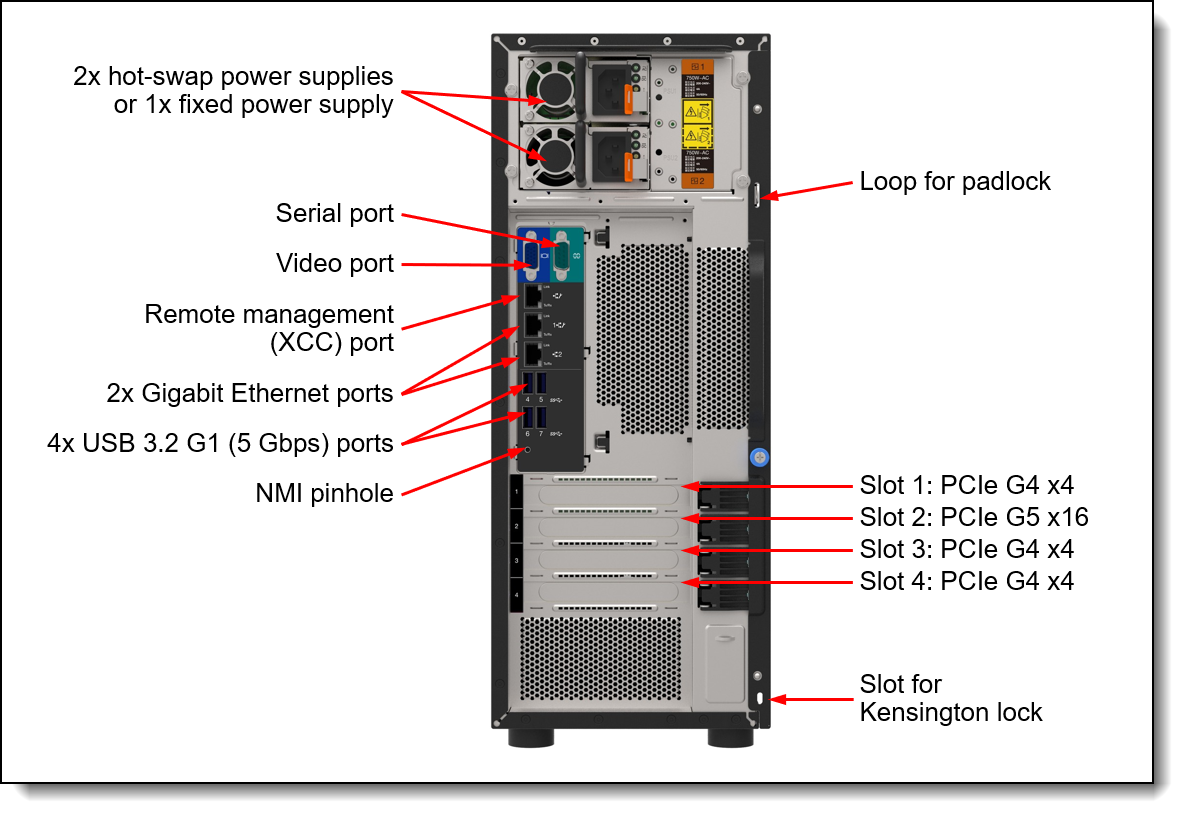 Servidor LENOVO ThinkSystem ST250 V3 65W 32GB 7DCEA031LA – Quick ...