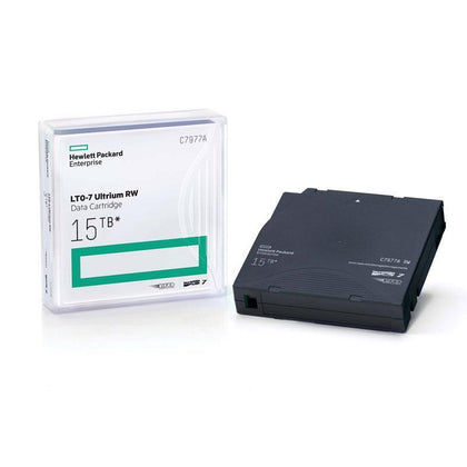 Cartucho de datos HPE LTO‑7 Ultrium 15TB RW C7977A