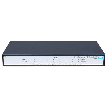 Switch HPE OfficeConnect 1420 8 Puertos POE+ JH330A