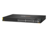 Switch HPE Aruba Networking CX 6200F 24 Puertos PoE Clase‑4 4 SFP+ 370W JL725B