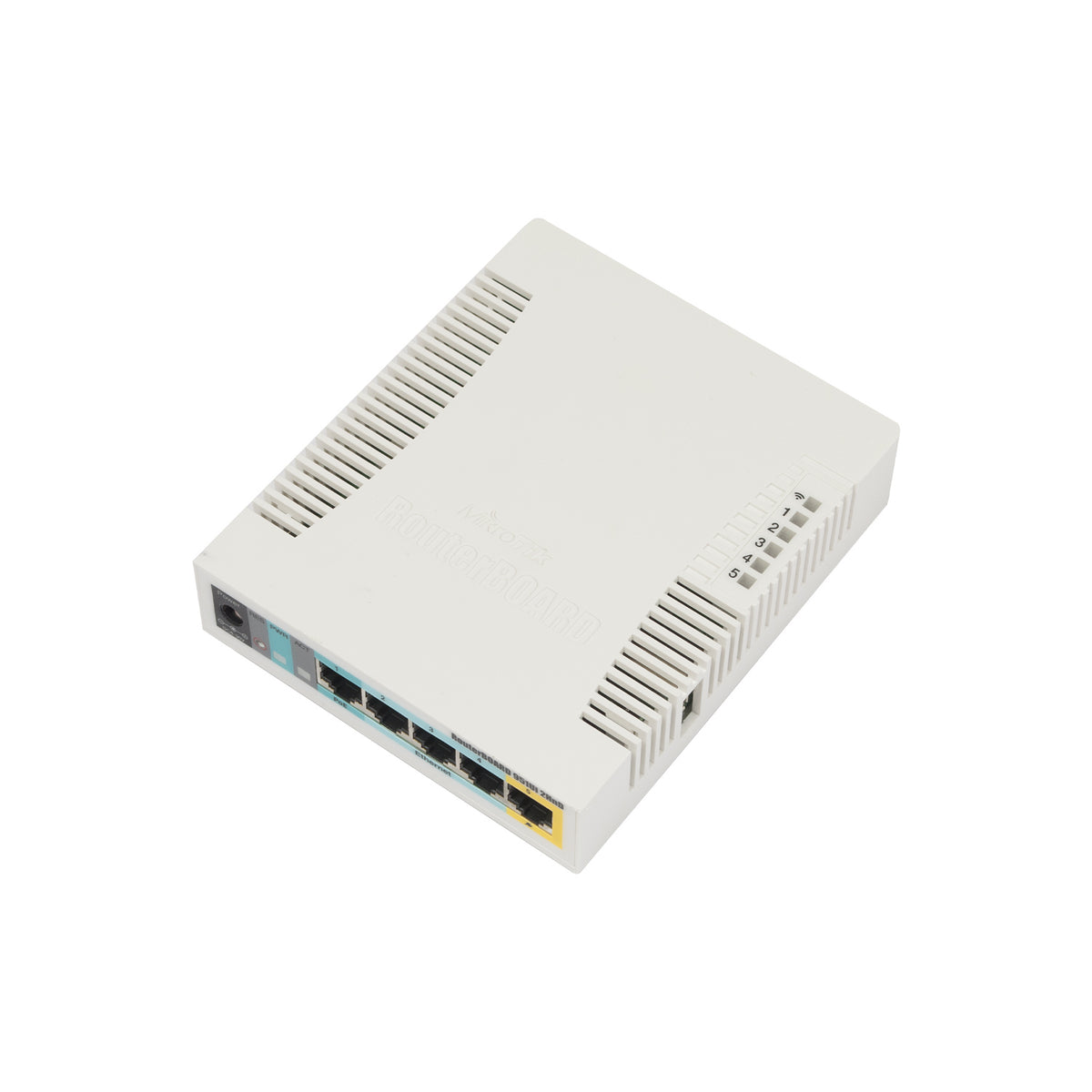 Router Inalámbrico MikroTik RB951Ui-2HnD 5 Puertos PoE-Out 2.4GHz Rout ...