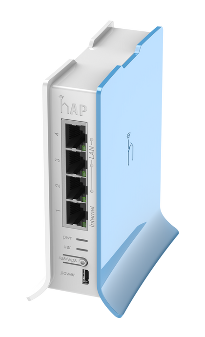 Router MIKROTIK Wireless Sin Fuente USB RB941-2nD-TC