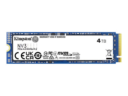 Disco Solido SSD KINGSTON 4TB NV3 PCIE NVME SNV3S/4000G