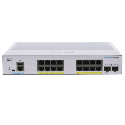 Switch CISCO Small Business Web Admin 16 Puertos GIGA + 2 SFP CBS25016T2GA