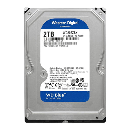 Disco Duro HDD WESTERN DIGITAL Blue 2TB 3.5
