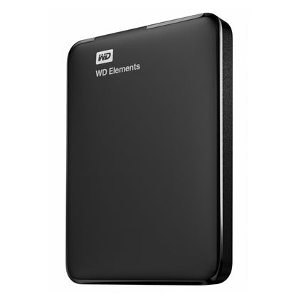 Disco Duro Externo HDD WESTERN DIGITAL Elements Black 2TB WDBU6Y0020BBK-WESN