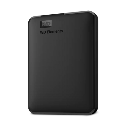 Disco Duro HDD Externo WESTERN DIGITAL Elements 1TB USB 3.0 WDBUZG0010BBK-W