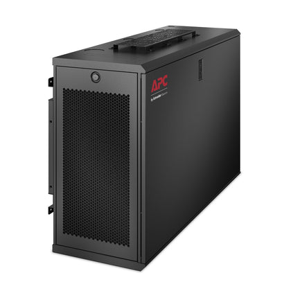 Armario mural NetShelter WX 6U de perfil bajo para ventiladores de 230 V