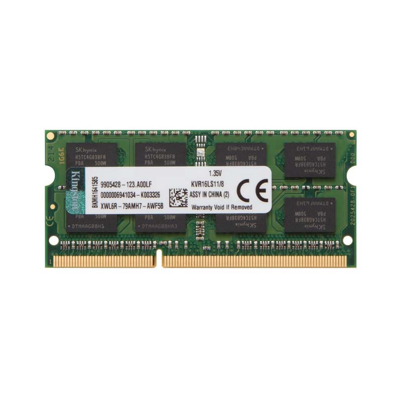 Memoria RAM Kingston 8GB No-ECC DDR3l KVR16LS11/8WP