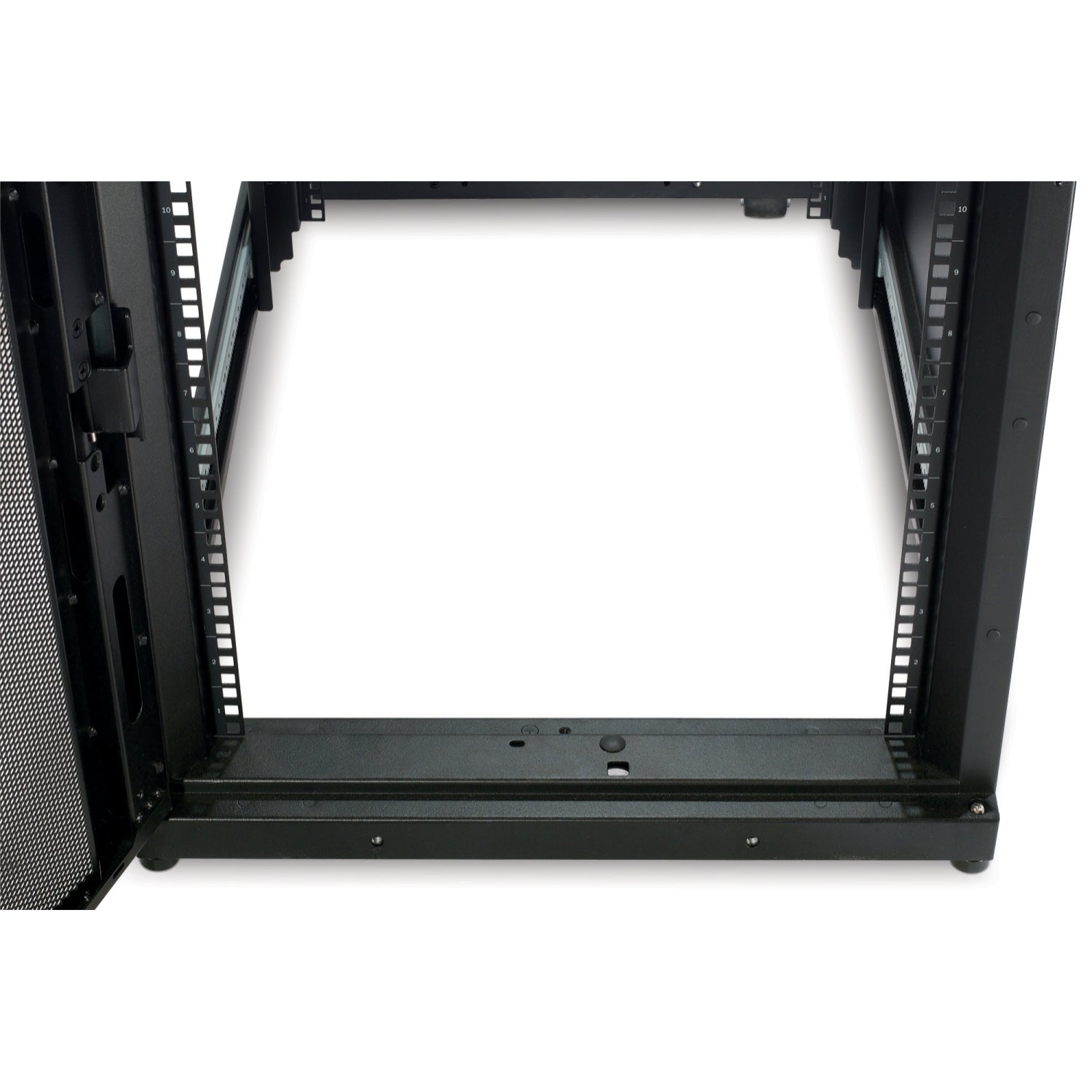 Envolvente para rack de servidor NetShelter SX 42U de APC, 600 mm x 1070 mm, con laterales negros.