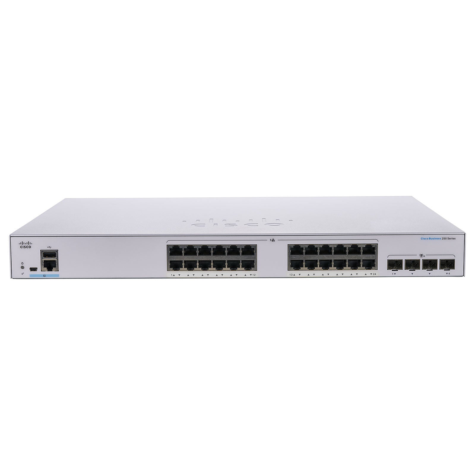 Smart Switch Cisco CBS250-24T-4G-NA 24 Puertos 4x1G SFP Administrable Vía Web 