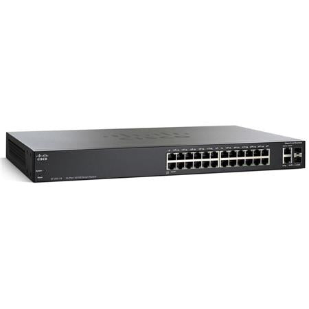 Smart Switch Cisco  SF220-24P-K9-NA 24 Puertos 10-100 PoE Administrable