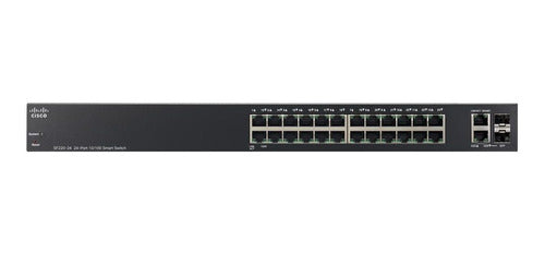 Smart Switch Cisco  SF220-24P-K9-NA 24 Puertos 10-100 PoE Administrable