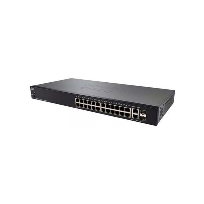 Smart Switch Cisco SG220-26-K9-AR 26 Puertos Gigabit Administrable Via Web